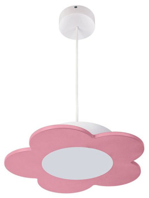 Różowa lampa wisząca do pokoju dziewczynki - S200-Deliza