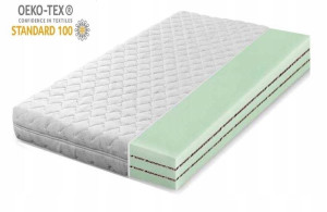 Materac Piankowy Duo Kokos 80x190x15 Elastic Kodur