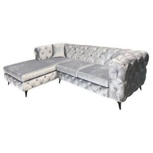 Narożnik pikowany styl chesterfield GLAMOUR