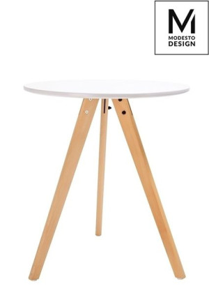 MODESTO stół TRIPOD FI 60 biały