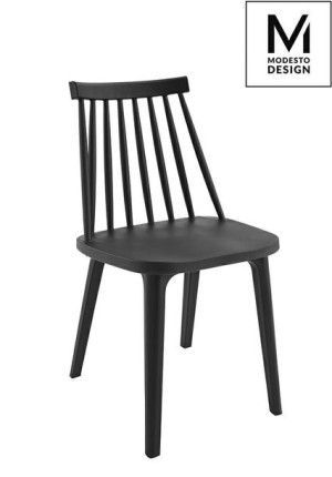 MODESTO krzesło RIBS BLACK