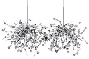 Lampa wisząca MONETE chromowana