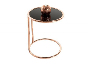 INVICTA stolik ART DECO miedziany