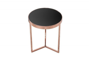 INVICTA stolik ART DECO 50 cm miedziany