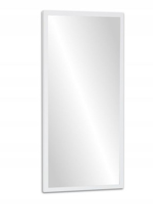 *lustro 50x30 Wąska Rama Premium 55x35 Białe