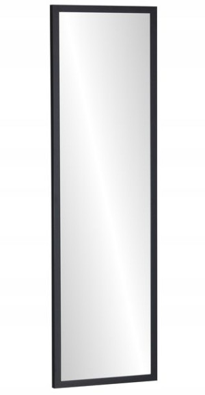 LUSTRO 115X35 w RAMIE wąskiej PREMIUM białe czarne