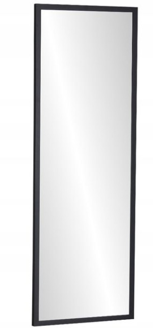 LUSTRO 165X45 w RAMIE wąskiej PREMIUM białe czarne