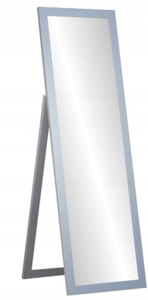 DUŻE lustro STOJĄCE rama PREMIUM 180x50 ALUMINIUM