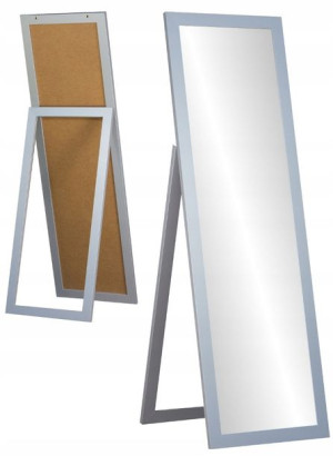 DUŻE lustro STOJĄCE rama PREMIUM 180x60 ALUMINIUM