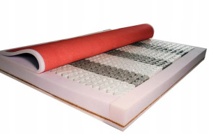 Materac Red Kieszeniowy Kokos Lateks 120x200x22
