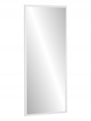 LUSTRO 140x50 wąska rama PREMIUM BIAŁE