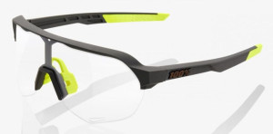 Okulary 100% S2 Soft Tact Cool Grey - Photochromic Lens (Szkła Fotochromaty