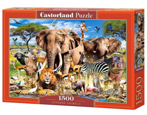 Puzzle 1500 Savanna Animals CASTOR