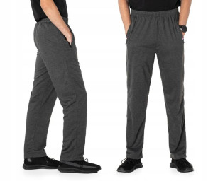 Spodnie Dresowe Męskie Dresy Sportowe 46390-3 4XL
