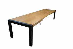 Stół dębowy loft rozkładany  metal 160-360 cm PARMA I