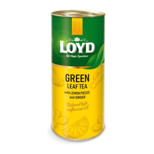 Herbata zielona z cytryną imbirem 80g tuba Loyd