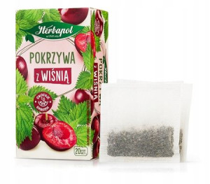 Herbata POKRZYWA z wiśnią Herbapol