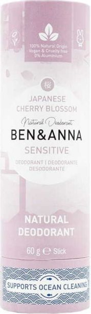 Naturalny dezodorant bez sody Japanese Cherry Blossom sztyft kartonowy 60 g