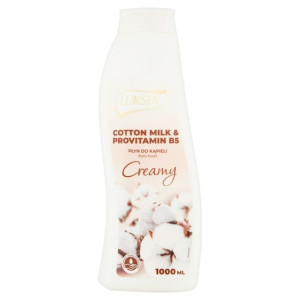 Luksja Creamy Bawełna, płyn do kąpieli, 1l