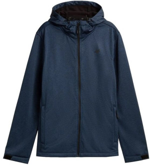 Kurtka męska 4F Softshell ciemny granat melanż NOSH4 SFM350 30M
