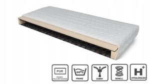 Materac Spreżynowo-Bonellowy 200x200x16 cm KODUR