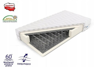 Materac RED Bonellowy z pianką 200x200x16 PREMIUM