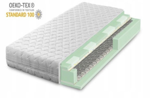 Materac 9 stref BONELLOWY 200x220x18 cm KODUR