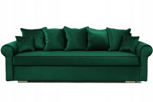 Kanapa sofa wersalka rozkładana funkcja spania salon welur MARI