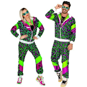 Strój Dres Party Animal Zwierzęcy Wzór Lata 80 - M
