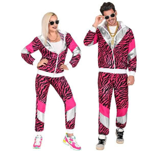 Strój Dres Różowy Tygrys Disco Lata 80 Róż - S