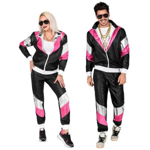 Strój Dres Czarny Disco Party Lata 80 - Xxl