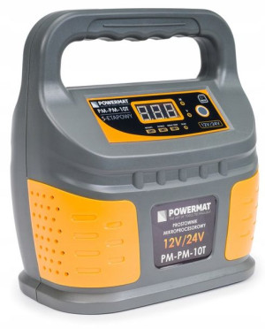 Prostownik MIKROPROCESOROWY Akumulatorowy 12V 24V PM-PM-10T