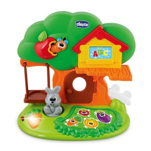 CHICCO 31112 Domek króliczka Zabawka edukacyjna PL-EN