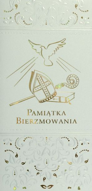 Kartka z okazji Bierzmowania DLLUX2