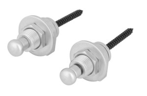Straplocki Warwick S-Security Lock chromowane satynowe