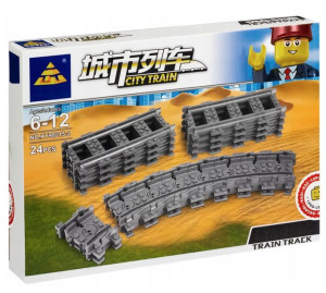 Klocki zestaw torów Pasuje do Lego