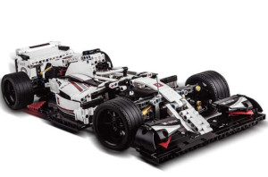 Klocki Biała Wyścigówka Pasuje do Lego