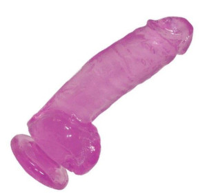 Dildo Penis Z Przyssawką I Moszną Cyberskóra