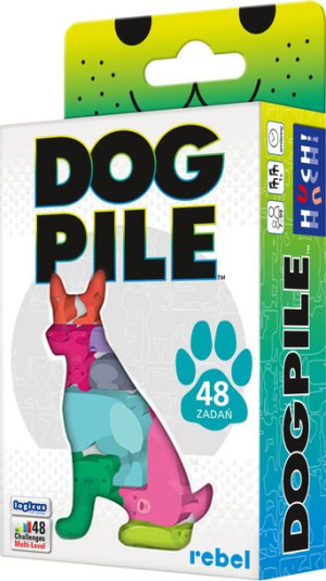 DOG PILE 48 łamigłówek z psami gra planszowa