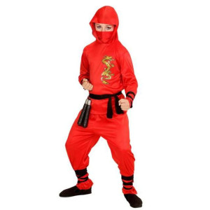 Strój dla dzieci "Ninja", WIDMANN, rozm. 8-10 lat