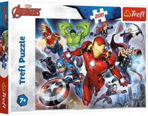 Trefl Puzzle 200 El Avangers Waleczni Avengersi