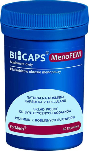 Bicaps MenoFEM Dla kobiet w okresie menopauzy 60 kapsułek ForMeds