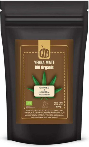 Yerba Mate Ginger & Turmeric Bio 400 G - Organic Mate Green