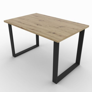 Stół ART 125 cm industrialny salon dąb artisan