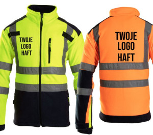 Kurtka robocza odblaskowa softshell TWOJE LOGO