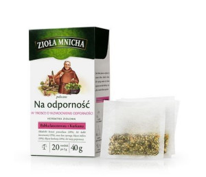 HERBATA Zioła Mnicha Na odporność HERBAPOL 20SZTUK