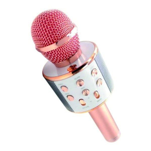 Mikrofon karaoke Roneberg bluetooth RÓŻOWY
