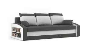 Kanapa HEWLET PÓŁKA rozkładana sofa z FUNKCJĄ SPANIA bonel+tkanina