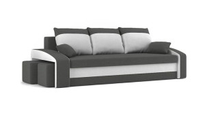 Kanapa HEWLET PUFY rozkładana sofa z FUNKCJĄ SPANIA bonel