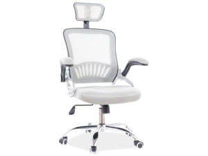 Fotel obrotowy Q-831 szary regulowany